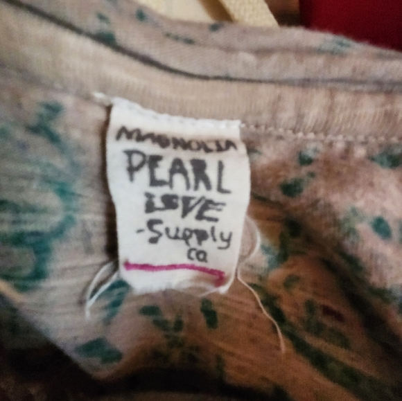 Magnolia Pearl Green Paisley Print Tee-Shirt Dress - Picture 2 of 11